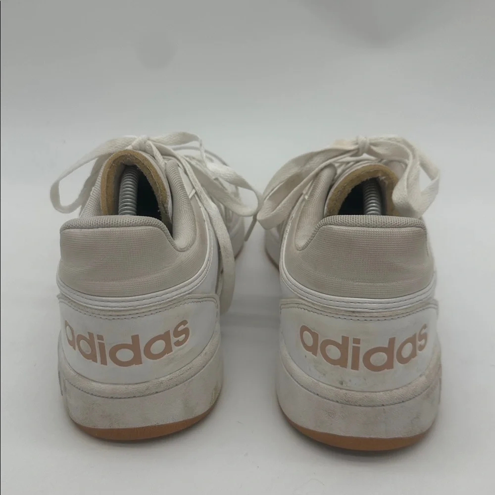 adidas HOOPS 3.0 BASKETBALL LOW Footwear White Metal-Gray Mens Size 11.0
